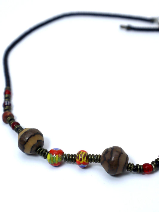 ケニアのネックレス/レッドボール