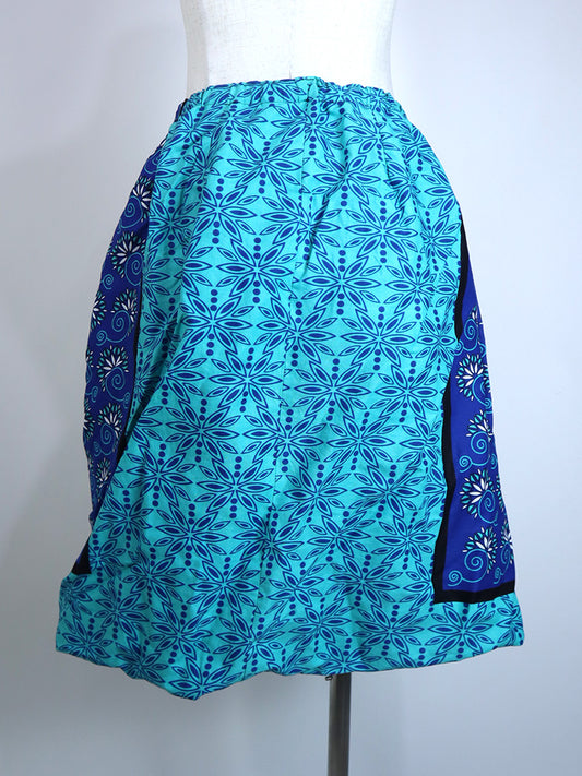 カンガのバルーンスカート・ブルー