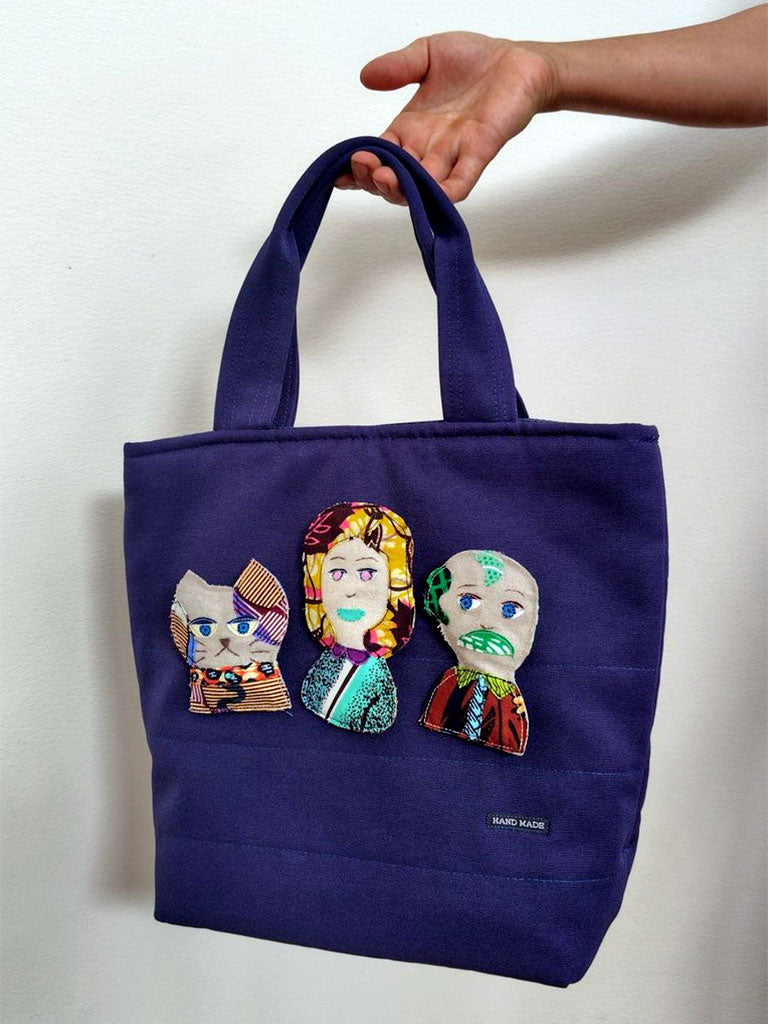 布ブローチ/キャット0313b