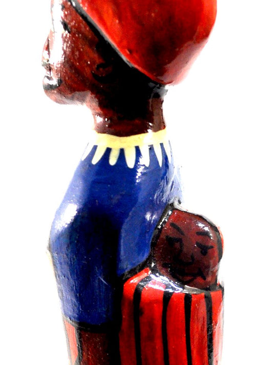 木彫り人形・チェンジェライくんのお母さん