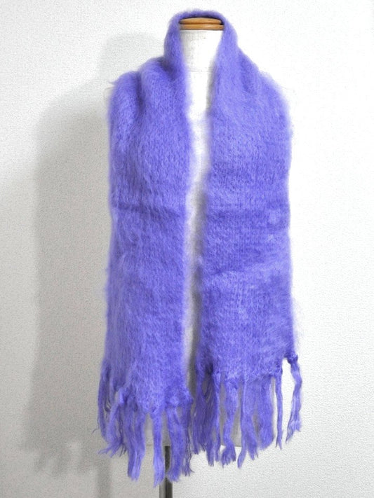 南アフリカのモヘアのマフラー・ラベンダー