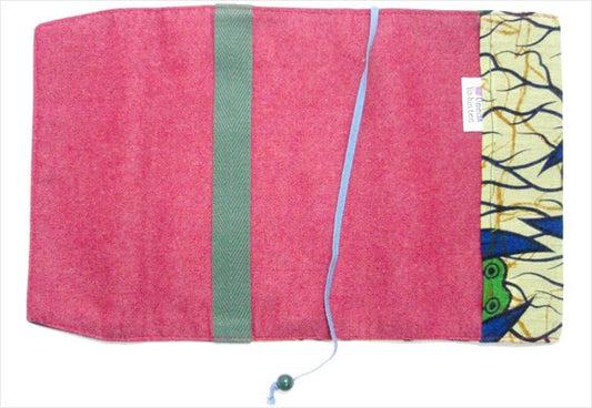 【新書用】アフリカンプリントのブックカバー・アイヴィー