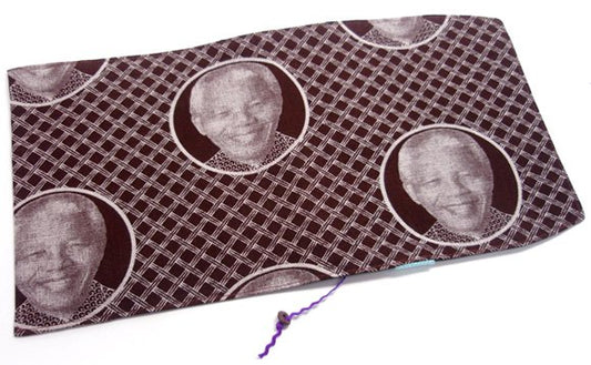 【新書用】ネルソン・マンデラのブックカバー/ブラウン