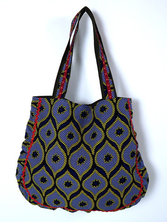 ぷくぷくトートバッグ・ブルー×オージーダマスク