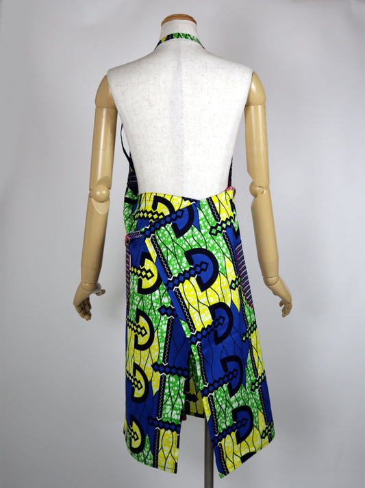 上下別布エプロン・ジグザグ