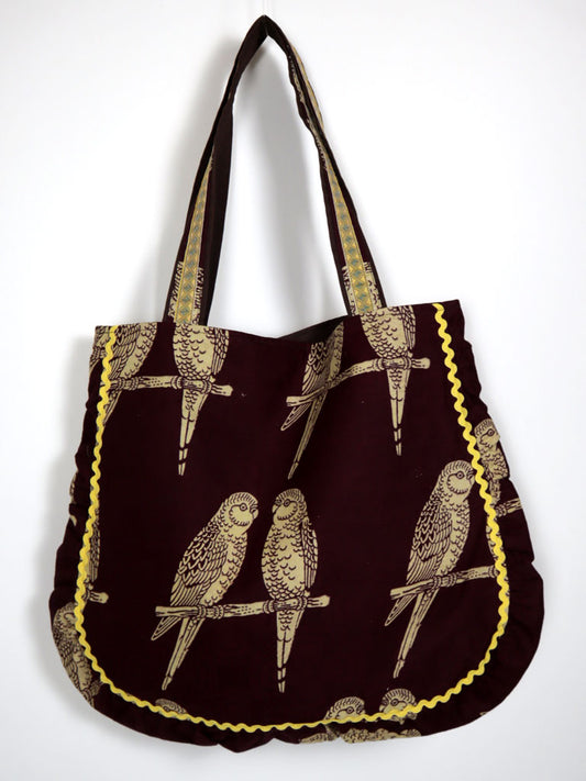 ぷくぷくトートバッグ・インコ