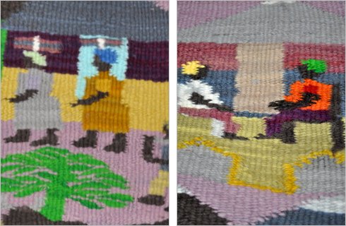 ボツワナのハンドメイド・タペストリーA