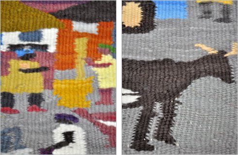 ボツワナのハンドメイド・タペストリー
