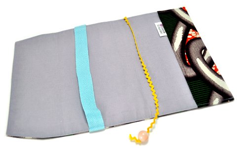 【新書用】アフリカンプリントのブックカバー・リングス