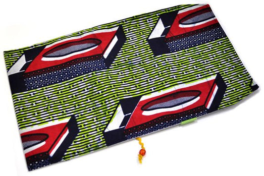 【文庫用】アフリカンプリントのブックカバー・ボックス