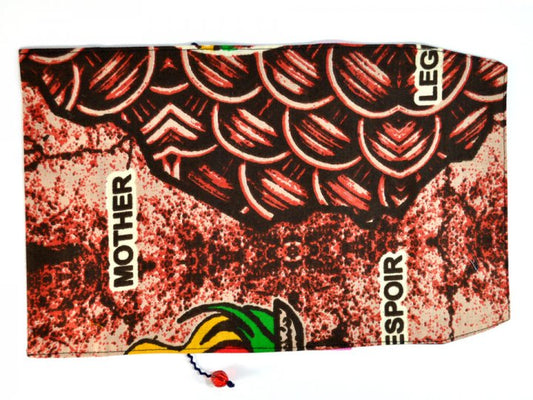 【新書用】アフリカンプリントのブックカバー・MOTHER