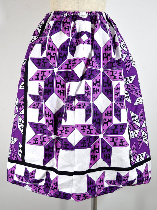 カンガのバルーンスカート・パープルクリスタル