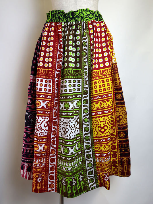 キストゥのパッチワークロングスカート・キストゥA