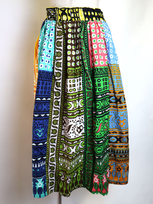 キストゥのパッチワークロングスカート・キストゥC