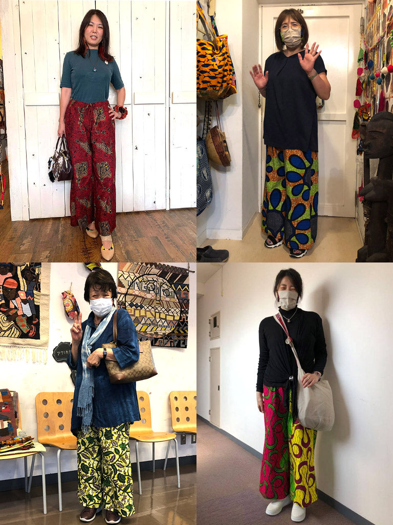 セミオーダー「C4/ポケット付きワイドパンツ」