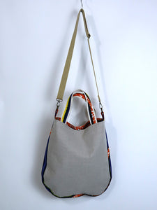 リネンの2wayトートバッグ・レッドフィッシュ