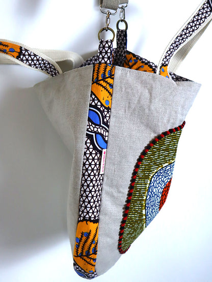 リネンの2wayトートバッグ・ほおずき