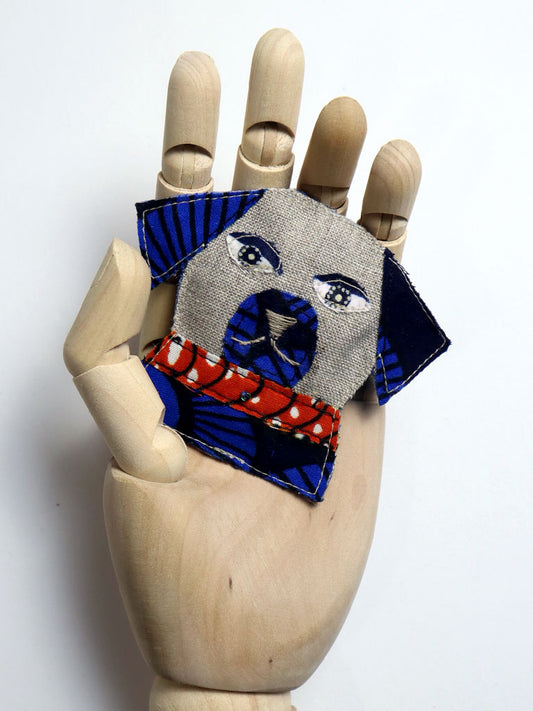 布ブローチ/60104b