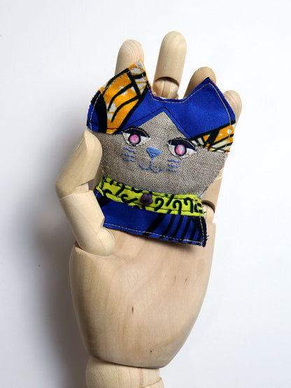 布ブローチ/60104c