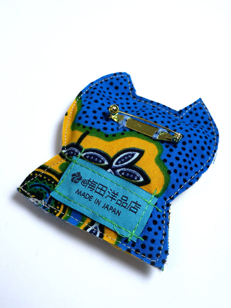 布ブローチ/キャット0215b