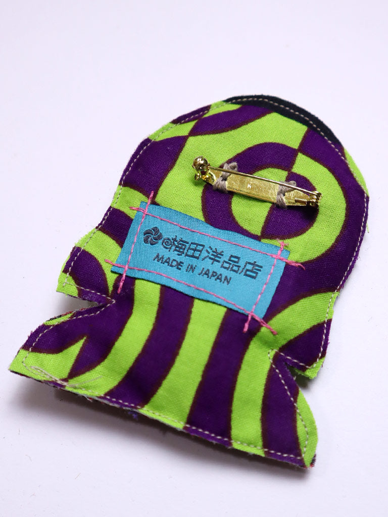 布ブローチ/アクトレス0313a