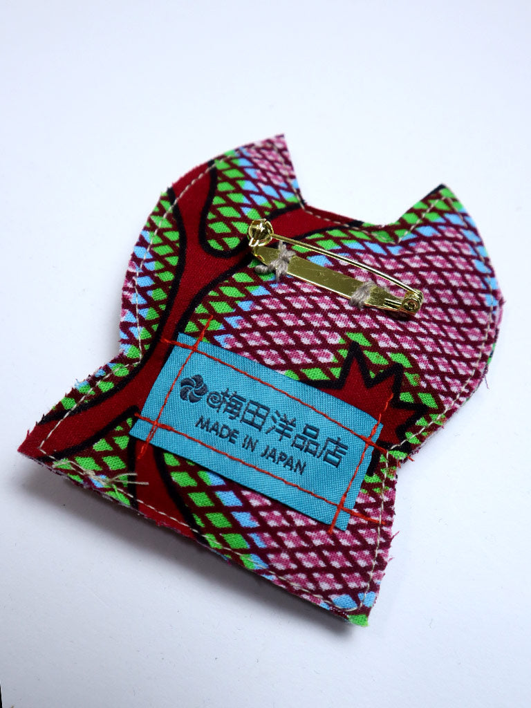 布ブローチ/キャット0313d