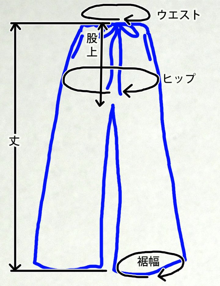 セミオーダー「C4/ポケット付きワイドパンツ」